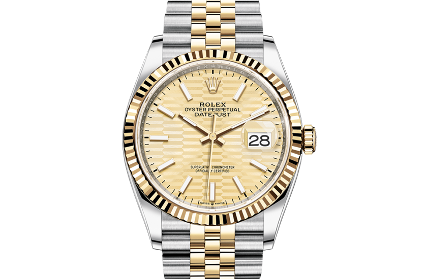 Reloj Rolex Datejust 36 oro amarillo Grassy en Madrid