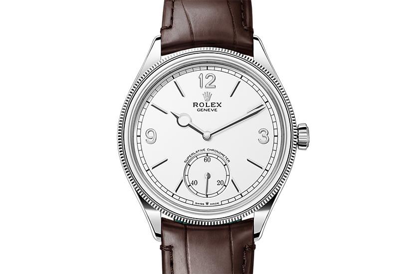 Rolex 1908 18 CT White gold and Intense White in Grassy