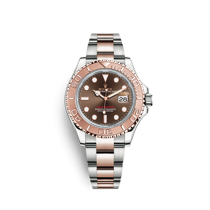 Rolex Yacht-Master 40 Oystersteel and Everose gold in Grassy